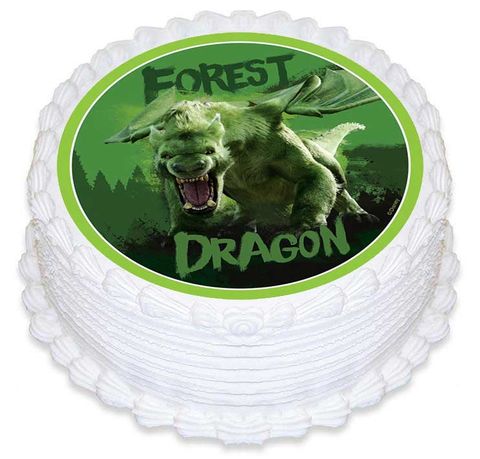 PETE'S DRAGON ROUND | EDIBLE IMAGE