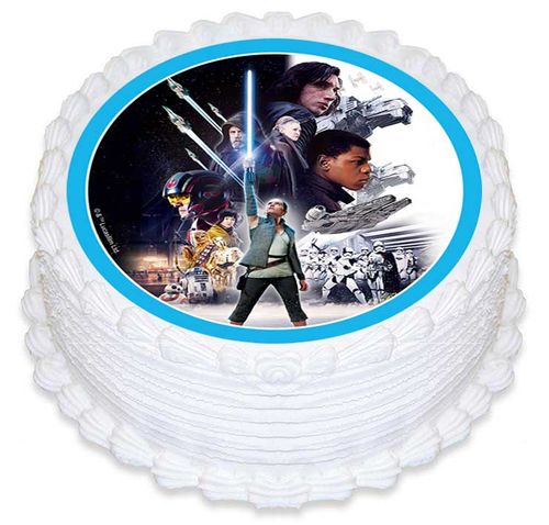 STAR WARS | EPISODE VIII | ROUND | EDIBLE IMAGE