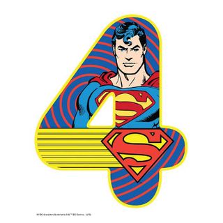 SUPERMAN NUMBER 4 | EDIBLE IMAGE