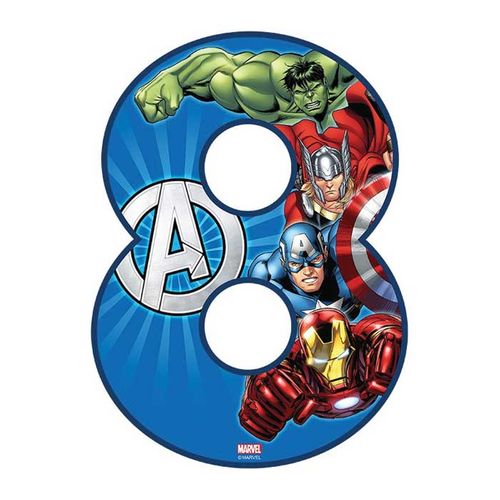 AVENGERS NUMBER 8 | EDIBLE IMAGE