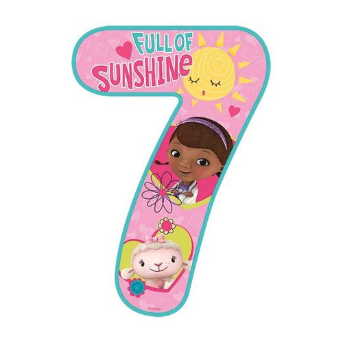 DOC MCSTUFFINS NUMBER 7 | EDIBLE IMAGE