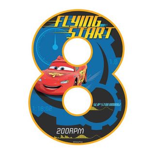 DISNEY CARS NUMBER 8 | EDIBLE IMAGE