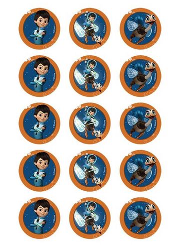 MILES FROM TOMORROWLAND CUPCAKE | EDIBLE IMAGE