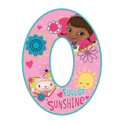 DOC MCSTUFFINS NUMBER 0 | EDIBLE IMAGE