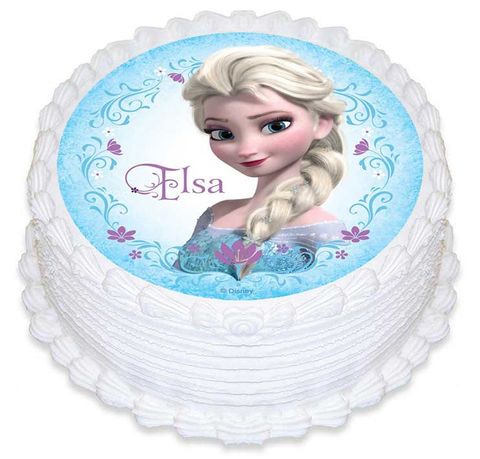 DISNEY FROZEN ELSA | 160MM ROUND | EDIBLE IMAGE