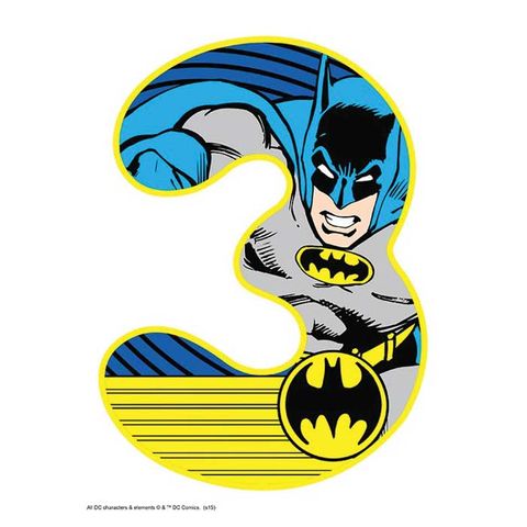 BATMAN NUMBER 3 | EDIBLE IMAGE