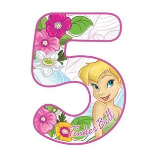 DISNEY FAIRIES NUMBER 5 | EDIBLE IMAGE