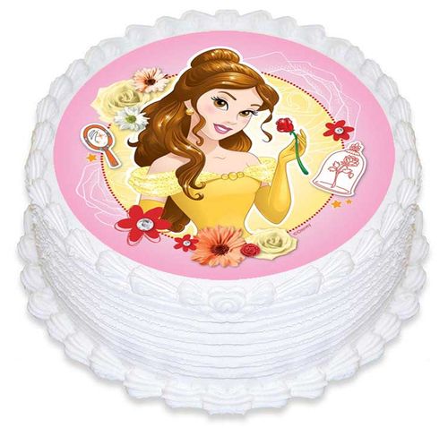 DISNEY PRINCESS - BELLE ROUND | EDIBLE IMAGE