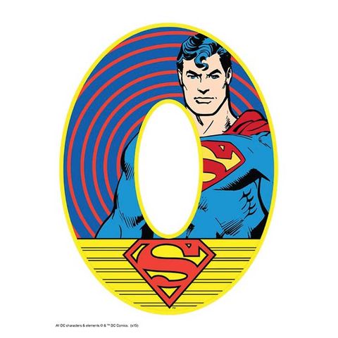 SUPERMAN NUMBER 0 | EDIBLE IMAGE