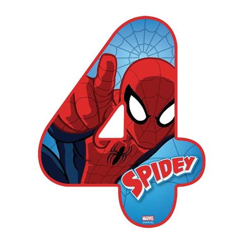 SPIDERMAN NUMBER 4 | EDIBLE IMAGE