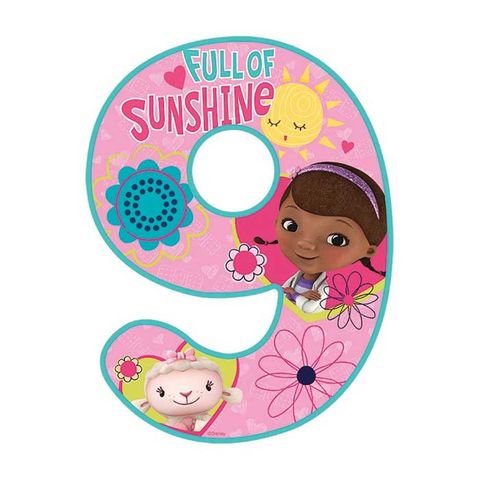 DOC MCSTUFFINS NUMBER 9 | EDIBLE IMAGE