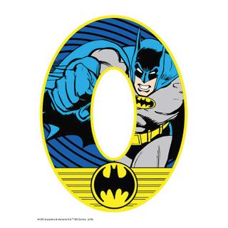 BATMAN NUMBER 0 | EDIBLE IMAGE