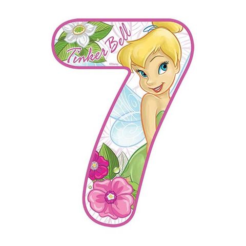 DISNEY FAIRIES NUMBER 7 | EDIBLE IMAGE