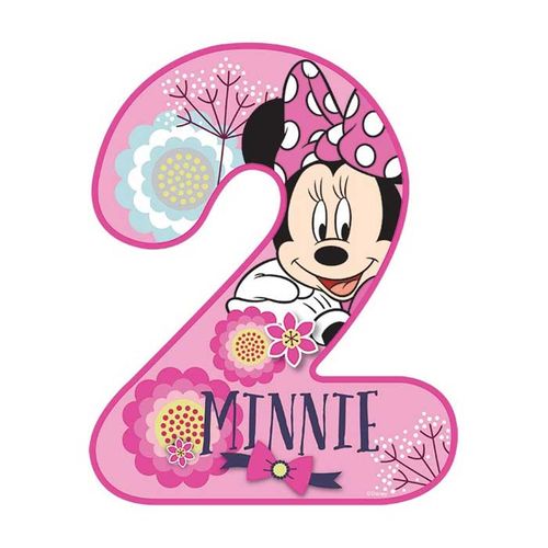 DISNEY MINNIE MOUSE NUMBER 2 | EDIBLE IMAGE