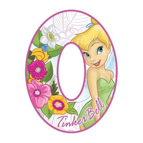 DISNEY FAIRIES NUMBER 0 | EDIBLE IMAGE