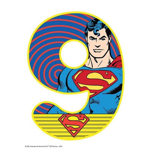 SUPERMAN NUMBER 9 | EDIBLE IMAGE