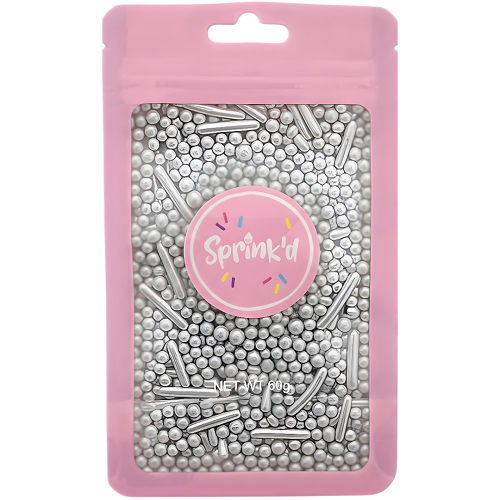 SPRINK'D | SILVER METALLIC MIX | 100G