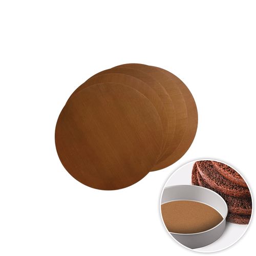 PAN LINERS | QUICK N CLEAN | PRO PAN | 4 INCH ROUND | 5 PIECES