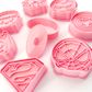SUPER HEROES | COOKIE CUTTERS | 8 PIECE SET