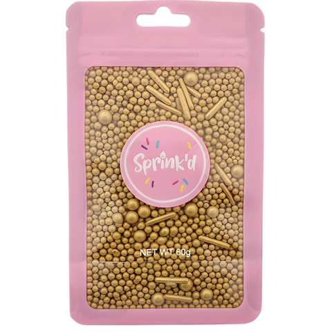 SPRINK'D | GOLD METALLIC MIX | 100G