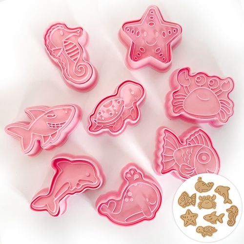 SEA/OCEAN | COOKIE CUTTERS | 8 PIECE SET