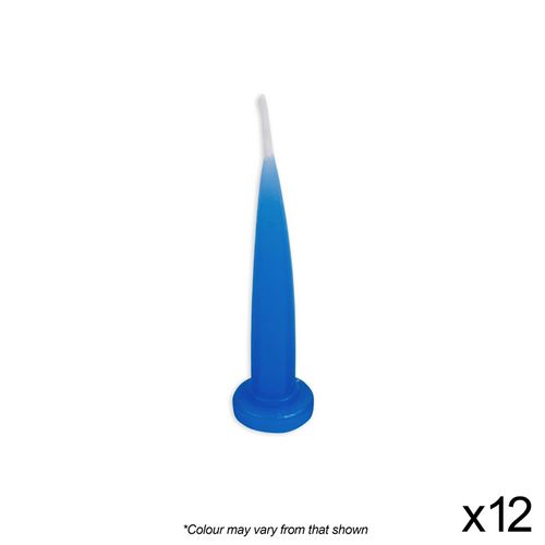 BULLET CANDLES | NAVY BLUE | PACK 12