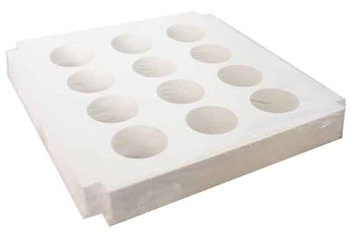 13X13X4 INCH CAKE BOX CUPCAKE TRAY INSERT | 12 HOLE | PE COATED MILK CARTON