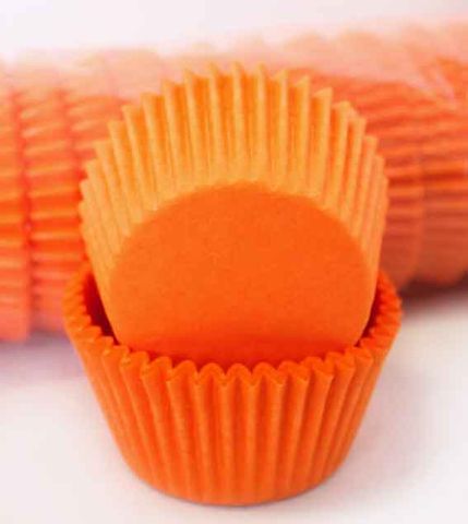 408 BAKING CUPS - ORANGE - 500 PIECE PACK