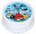 ANGRY BIRDS ROUND EDIBLE ICING IMAGE - 6.3 INCH / 16CM