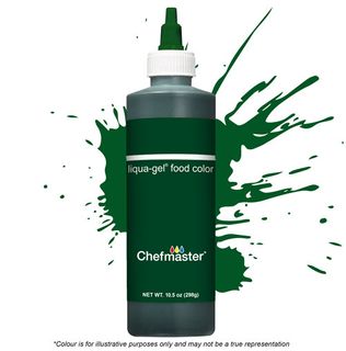 CHEFMASTER | FOREST GREEN | LIQUA-GEL FOOD COLOUR | 10.5 OZ/298 GRAMS