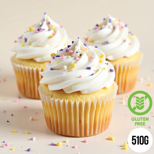 GLUTEN FREE VANILLA CUPCAKE MIX | 510G - BB 02/02/26