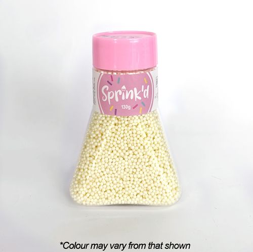 SPRINK'D | SUGAR BALLS | IVORY | 2MM | 110G