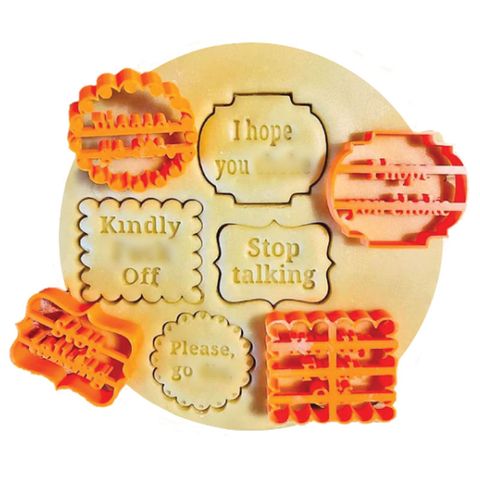 OFFENSIVE | COOKIE CUTTERS | 4 PIECE SET