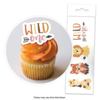 CAKE CRAFT | WILD ONE | WAFER TOPPERS | PACKET OF 16 - BB 11/26