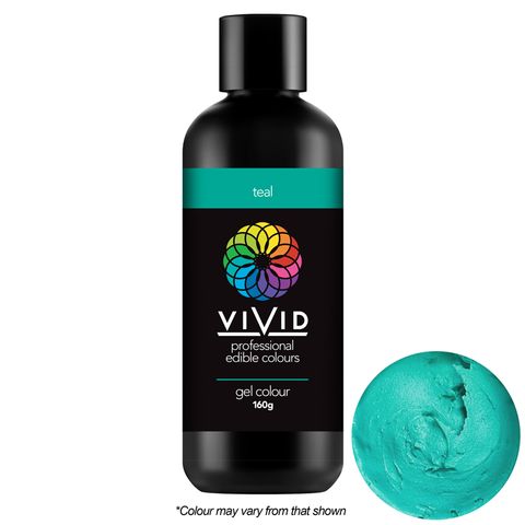 VIVID | TEAL | GEL COLOUR | 160G - BB 08/05/26