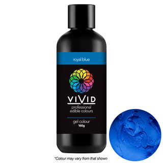 VIVID | ROYAL BLUE | GEL COLOUR | 160G - BB 06/05/25