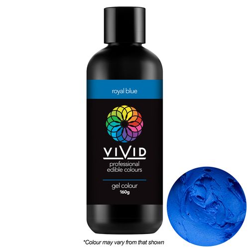 VIVID | ROYAL BLUE | GEL COLOUR | 160G - BB 06/05/25