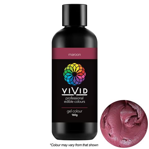 VIVID | MAROON | GEL COLOUR | 160G - BB 08/05/26