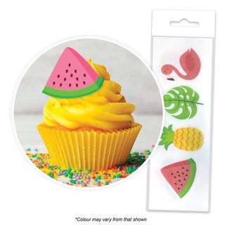 CAKE CRAFT | TROPICAL | WAFER TOPPERS | PACKET OF 16 -