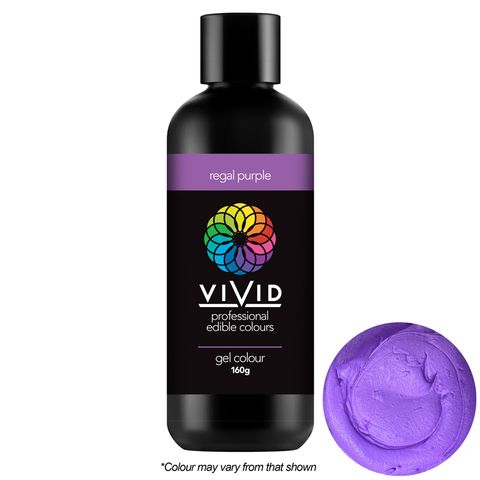 VIVID | REGAL PURPLE | GEL COLOUR | 160G - BB 08/05/26