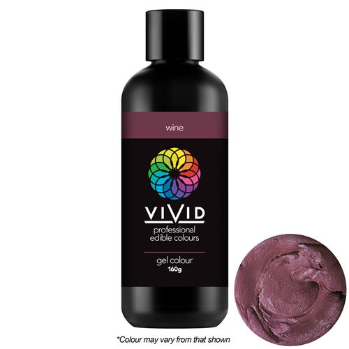 VIVID | WINE | GEL COLOUR | 160G - BB 10/05/25