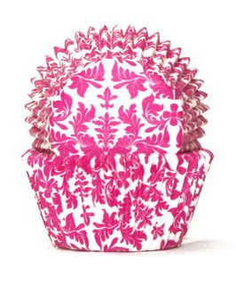 408 BAKING CUPS - PINK HIGH TEA - 100 PIECE PACK