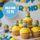MINIONS WITH BODY | SUGAR DECORATIONS | BOX OF 72