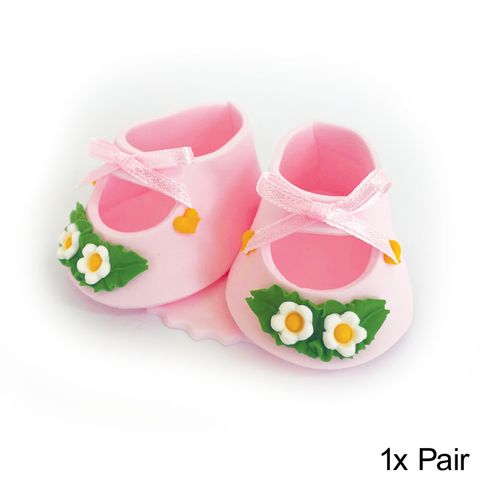 SUGAR BOOTIE PINK | SUGAR DECORATIONS | 1 PAIR - BB 12/25