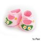 SUGAR BOOTIE PINK | SUGAR DECORATIONS | 1 PAIR - BB 12/25