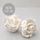 MEDIUM CLASSIC ROSE WHITE | SUGAR FLOWERS | BOX OF 36