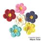 LARGE 5 PETAL SUGAR FLOWERS ASSORTED | BOX OF 96 - BB 30/03/28