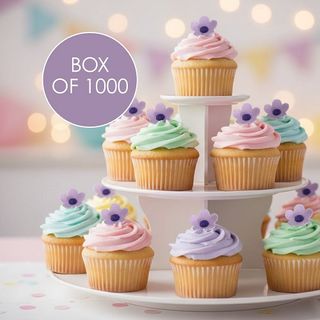 BLOSSOMS PURPLE SMALL | SUGAR FLOWERS | BOX OF 1000