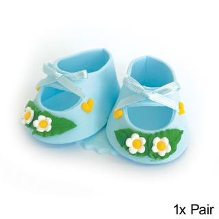 SUGAR BOOTIE BLUE | SUGAR DECORATIONS | 1 PAIR