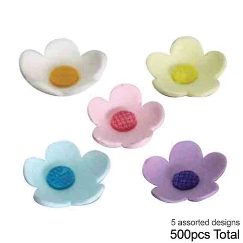 BLOSSOMS ASSORTED MEDIUM | SUGAR FLOWERS | BOX OF 500